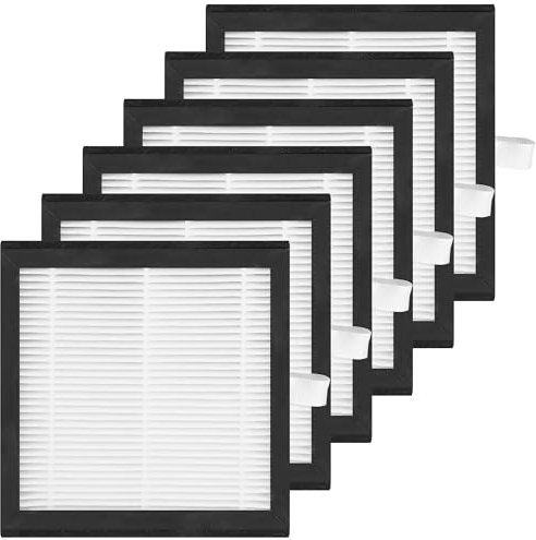 XBWW 6 Packs H13 True HEPA Replacement Filter Compatible with Tenergy Sorbi DH02 1000ml Air Dehumidifier and Air Cleaner Purifier, As the Description