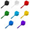 GMXJGZ Dart Schaft mit Flight 8 Stück Dart Flights mit Schaft Target K Flex Flights Integrated Dartflüge and Schächte Langlebiges Dart-Flight-Set Aus Kunststoff 8 Farben