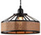 Metal & Rope Pendant Light Shade,30cm Retro Hemp Rope Black Ceiling Lampshade with Reducer Ring Pendant Lamp Shade for Living Room, Bedroom, Kitchen, Hallways & Floor Lamp