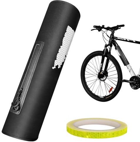 E-Bike Akku Schutzhülle, Neopren Regenschutz Ebike Akku Schutzhülle, E Bike Akku Schutzhülle vor Kälte & Staub Laufzeit und Lebensdauer Verlängern, Ebike Akku Abdeckung für 32-40 cm Rahmenumfang