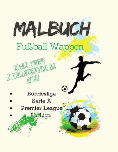 Malbuch Fußball Wappen