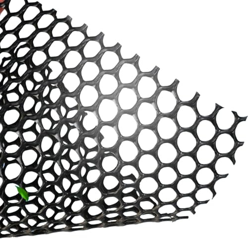 SSDDLZEQ Black Plastic Roll Heavy Duty Outdoor Privacy Fence Mesh Plastic Mesh Flexible Wire Fence Mesh For Balcony Security(1x50m(3.2x164ft))