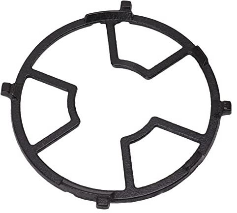 Riuulity Gas Stove Wok Ring Non Slip Cast Iron Wok Rack Durable Support for Craft Pans for Kitchen Universal Fit