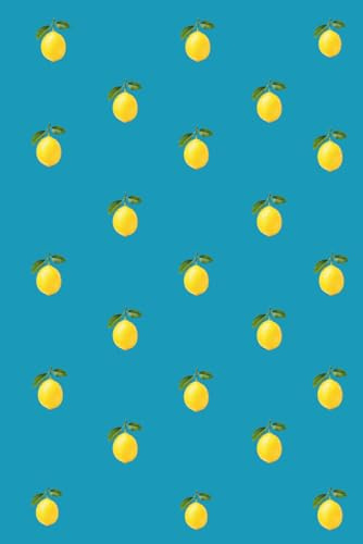 Loovly Paper Minimalist Blank Notebook 6x9 – 200 Numbered White Pages with Lemon Detail: Soft Aesthetic Journal for everyday writing, journaling and creative freedom