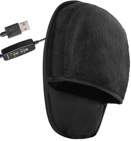 HAPINARY Tapis de Souris Chauffant USB en Peluche Réglage de Chaleur Multiple pour Bureau et Usage Ordinateur Portable en Hiver
