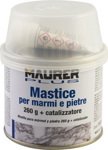 MASTICE STUCCO PER MARMO E PIETRA LT O,150 CON CATALIZZATORE