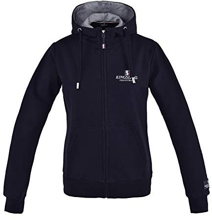 Kingsland Kapuzen-Sweatjacke Classic Unisex, Größe:L, Farbe:Navy