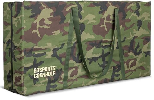GoSports Unisex-Erwachsene Tragetasche Cornhole Tasche in Tarnfarbe, Regulation Camo 1,2 x 0,6 m, Einheitsgröße