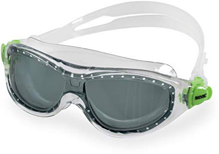 SEAC Matt, Gafas de natación con máscara para niños de 3 a 6 años, a Prueba de Golpes, Ultra Flexible y Suave