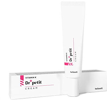 Hellocell Vitamin K Dr+ Petit Cream 15ml - Vitamin-K-Creme für Prellungen , Dunkle Ringe, Augenringe, eye care, face cream, anti dark spot, dark circle, eye bags