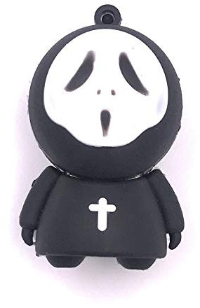 H-Customs Scream Halloween Maske Kreuz einzigartiger USB Stick Flash Laufwerk 64 GB USB 3.0