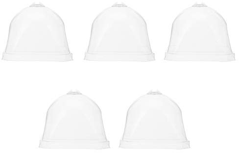 Cabilock Abdeckung Für Blumentöpfe Cloche Garden Pflanzenkuppel Mini Gewächshaus Gewächshaus-Cloche Pflanzenschutz Aus Kunststoff Pflanzenglockenhülle Sonnenhut Plastik Hart Frostschutz