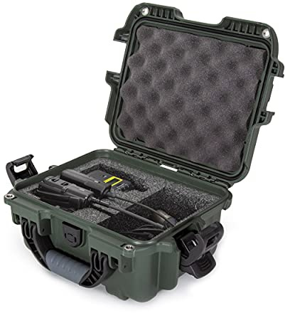 Nanuk 905 Wasserdichtes Hardcase mit Schaumstoffeinlage für Sennheiser EW/Sony UWP/Senal Mikrofon Set - Olive