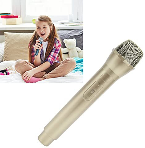 Akozon Micrófono de Juguete micrófono Vintage Desktop Microphone de plástico de utilería Realista para Escenario Divertido o Accesorio de Disfraz Fiesta de cumpleaños favores micrófono de utilería