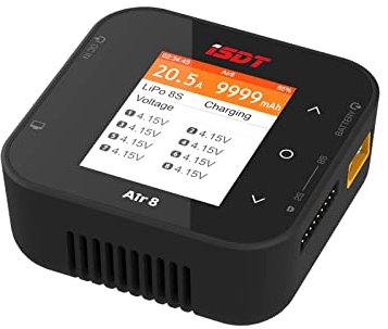 ISDT Q8 500W 20A Lipo Akku Balance Ladegerät Smart Digital Ladegerät für RC 1-8S Akku Batterien (2*Plugin sind inklusive)