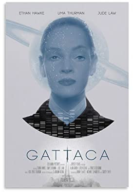 Gattaca Sci-Fi Filmposter, dekoratives Gemälde, Leinwand, Wandkunst, Wohnzimmer, Poster, Schlafzimmer, Gemälde, 30 x 45 cm