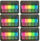 600pcs Sticky Index Tabs with Base Box PET Multicolor Sticky Tabs Page Markers Index Flags Neon Page Flags Sticky Bookmark Tabs Writable File Label for Highlighting Folders Notebooks