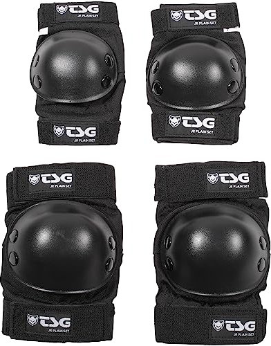 TSG Plain Protektorenset für Knie/Ellbogen schwarz