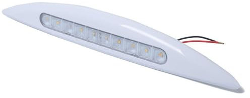 12V/24V Toldo Luz, Luz LED para Toldo de Porche de RV Lámpara Universal de RV para Remolques Reemplazo de Luz Exterior de Camper Exterior Impermeable (Negro)