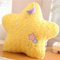 GLITZFAS Kuschelkissen Kinder Kissen Stern, 45cm Sternformig Zierkissen Sofakissen Kuscheltier, Sternkissen Plüschtier Kinderkissen Bodenkissen Dekoration für Babyzimmer Kinderzimmer (Stern-Gelb)