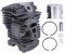 Kit de joints de cylindre de 40 mm avec bague de piston, axe de piston, bague de sécurité, joint d'embase cylindrique pour tronçonneuse Stihl MS 211 MS211 avant 2013