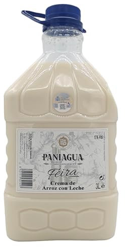Crema de Arroz Paniagua - Garrafa Pet de 3 Litros - Crema de Arroz con Leche Gallega Artesanal