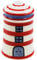 Pommerntraum ® | maritime Keksdose Plätzchendose Keramikdose Bonbondose aus Keramik Bonboniere Teedose Zuckerdose Vorratsdose (Leuchtturm)