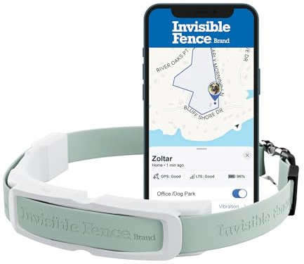 Invisible Fence Marke GPS Hundezaun Und Tracking Halsband, Kabellos, Genaue GPS-Tracking, Erstellen Sie Bis Zu 20 Zäune, Wasserdicht, Einheitsgröße