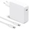Chargeur MacBook Pro 100W Compatible avec Mac Book Pro 13 14 15 16 Pouces pour Type C 96w 87w 61w 30w 29w USB C Chargeur pour Tous Les Ordinateurs Portables et téléphones Portables USB C