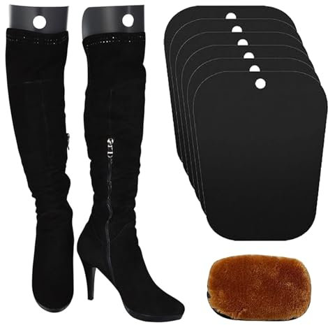 6 Stück Kunststoff Stiefelspanner, Stiefelformer Formeinsätze, Hohe Stiefelformer Formeinsätze, Stiefelform Einsätze, Hohe Stiefelstütze, Hält die Stiefel Aufrecht für Damen Und Herrenstiefel