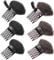 sylbx 6 Pièce Tête Cheveux Bouffants,Pince en Eponge pour Base de Cheveux,Base Cheveux à Pince Eponge,Chignon de Volume de Bosse,Éponge Bump Up Pince à Cheveux pour Augmenter le Volu