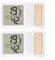 HOHOVYVY Raumthermometer Innen, Solar-Thermometer Und Hygrometer, Tragbares Elektronisches Messgerät Zur Temperaturerkennung(5 * 3cm)
