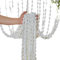 rongweiwang en Bead Curtain For Patio Doors And Qiboyuye en Beaded Door Curtain Polyester Doorway Curtains, White