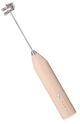 Mousseur à lait rechargeable à main - Fouet électrique - Mélangeur en mousse pour latte, cappuccino, chocolat chaud - Ergonomique