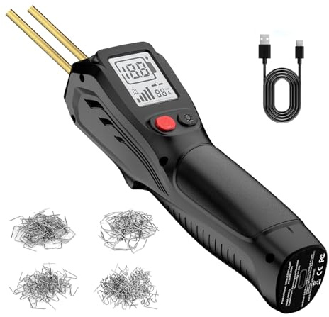 Kit de soudeur en plastique sans fil 500 W avec 200 agrafeuses à chaud rechargeables par USB 5000 mAh pour la plupart des soudures efficaces contre les fissures