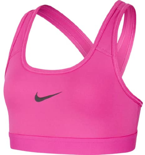 Nike G NP Bra Classic 1, Reggiseno Sportivo Bambina, Fire Pink/Fire Pink/Fire Pink/Black, M