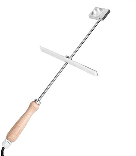 AUNMAS Edelstahl Bienenverdampfer, 48.5cm/19.1in 150W Bienen Verdampfer Oxalsäure Varroa-Milben Behandlung Heizung Verdampfer Bienenzucht Sterilisation Tool für Garten Imker Sterilisationswerkzeug