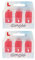LSTYLE Dart Flights: L6 Pro Slim – 2er-Pack – Noppenstruktur – Rot