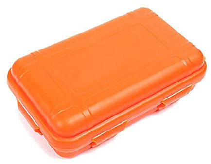 Outdoor-Kunststoff-Box, wasserdicht, stoßfest, luftdicht, Überlebens-Box, Orange