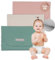 MIMUSELINA - 3X Bolsa Impermeable Bebe Guarderia para Muda | Bolsa Pañales y Toallitas Bebe | Organizador Ropa Bebe | Bolsa Tela Impermeable Ideal como Bolsa Muda Bebe (Arena/Mint/Rosa)