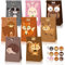 JeVenis 24 PCS Woodland Animal Party Favors Taschen Waldtier Geburtstagsparty Supplies Woodland Creatures Party Woodland Baby Shower Party Supplies