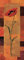 Feeling at home KUNSTDRUCK auf MATTE PAPIER 220gr Goa Mohn Panel II Brent Paul - Blumen vertikale Poster Roter orange brauner Senf-Yello Bild auf Papier cm_70_X_28