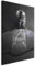 murando - Wandbilder XXL Tiere 40x60cm Vlies Leinwandbild 1 tlg Kunstdruck Wandbilder Wohnzimmer Leinwand Wanddekoration Design Wandbild Katze Tiger Spiegelbild Pfütze grau Abstrakt g-A-10099-b-a
