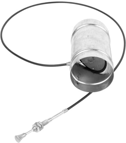 Kratki Zugluftklappe mit Dichtung und Bowdenzug | 150 DN | P150