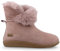 HAFLINGER Lammfell Leder Hausschuhe Lemmi Unisex Stiefel Rosa (Rosenholz), Gr 39