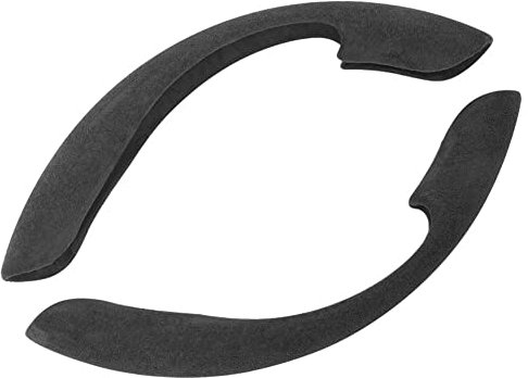 Universal Auto Lenkradbezug, MoreChioce 38CM Wildleder Lenkradabdeckung Lenkradhülle Lenkradschutz Lenkrad Booster Cover Anti Rutsch Lenkrad Abdeckung Lenkradschoner Auto Innenraum Zubehör,Schwarz