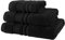 Lions Bamboo Towels - Premium Bath Sheets Set of 2 (90x140cm) - 60% Bamboo 40% Cotton, Extra Large Towels Bath Sheet, Highly Absorbent Quick Drying Soft Bathroom Towel, Black
