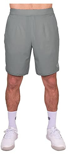 BIDI BADU Herren Crew 9Inch Shorts - Grey, Größe:M