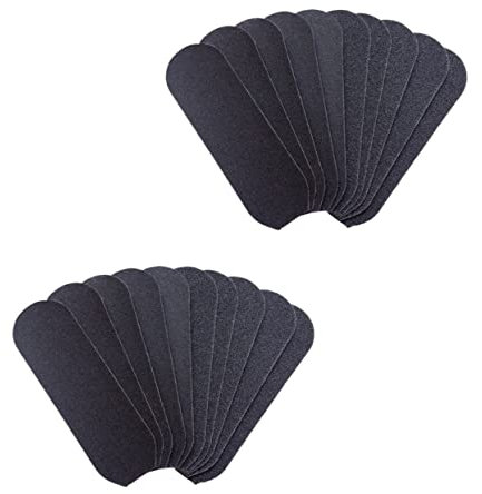 minkissy Pedicure Foot File 40pcs Foot Sandpaper Set Callus Remover Tool Portable Sandpaper Accessories Black Safe Foot Care