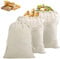 3 sacchetti in lino, per pane, pane, pane, pane, biologico, sacchetto per pane ecologico, sacchetto per pane, frutta, verdura, riutilizzabile con coulisse
